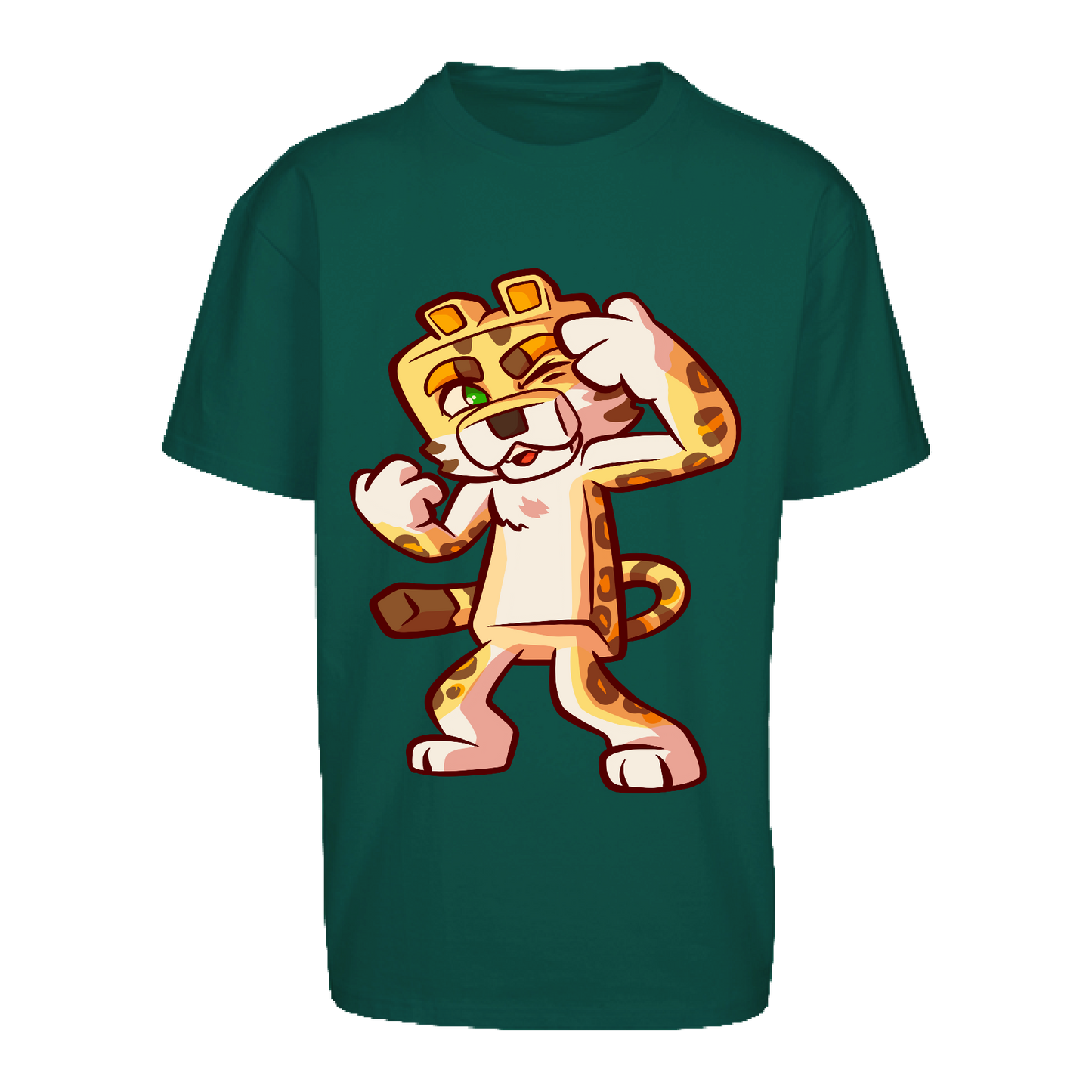 Katze Design MEGA PRINT Oversized T-Shirt