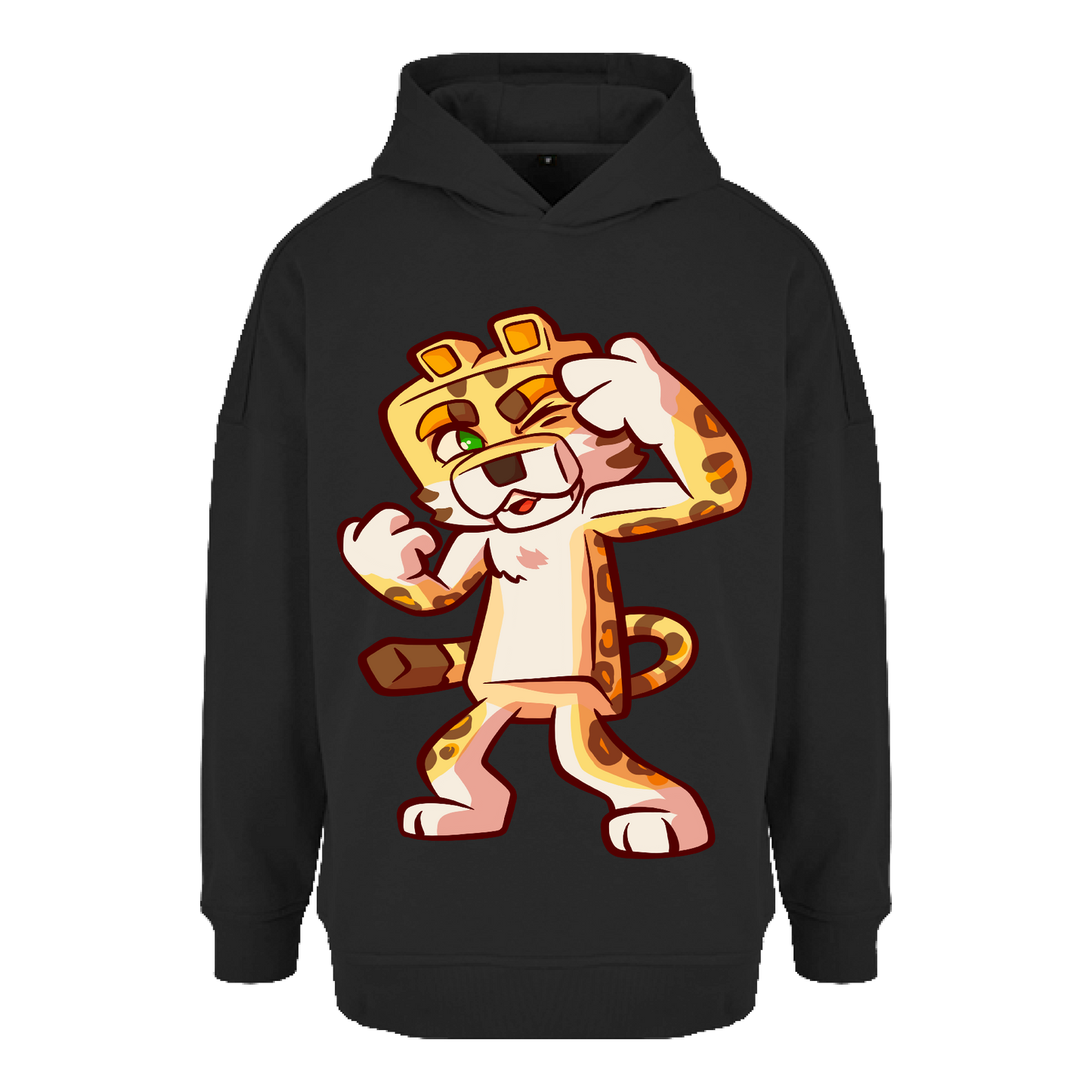 Katze Design MEGA PRINT Oversized Hoodie