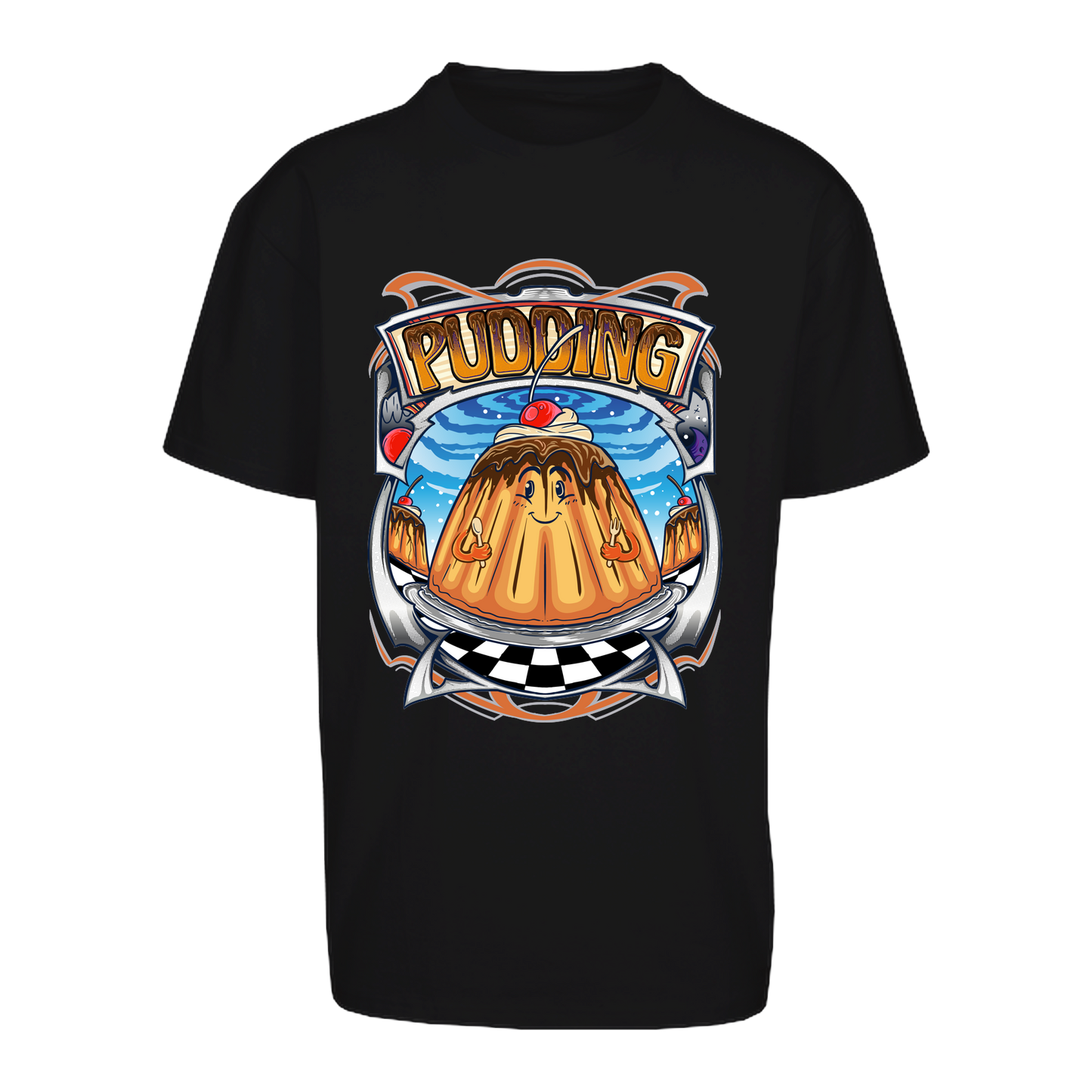 PUDDING MEGA PRINT OVERSIZE SHIRT