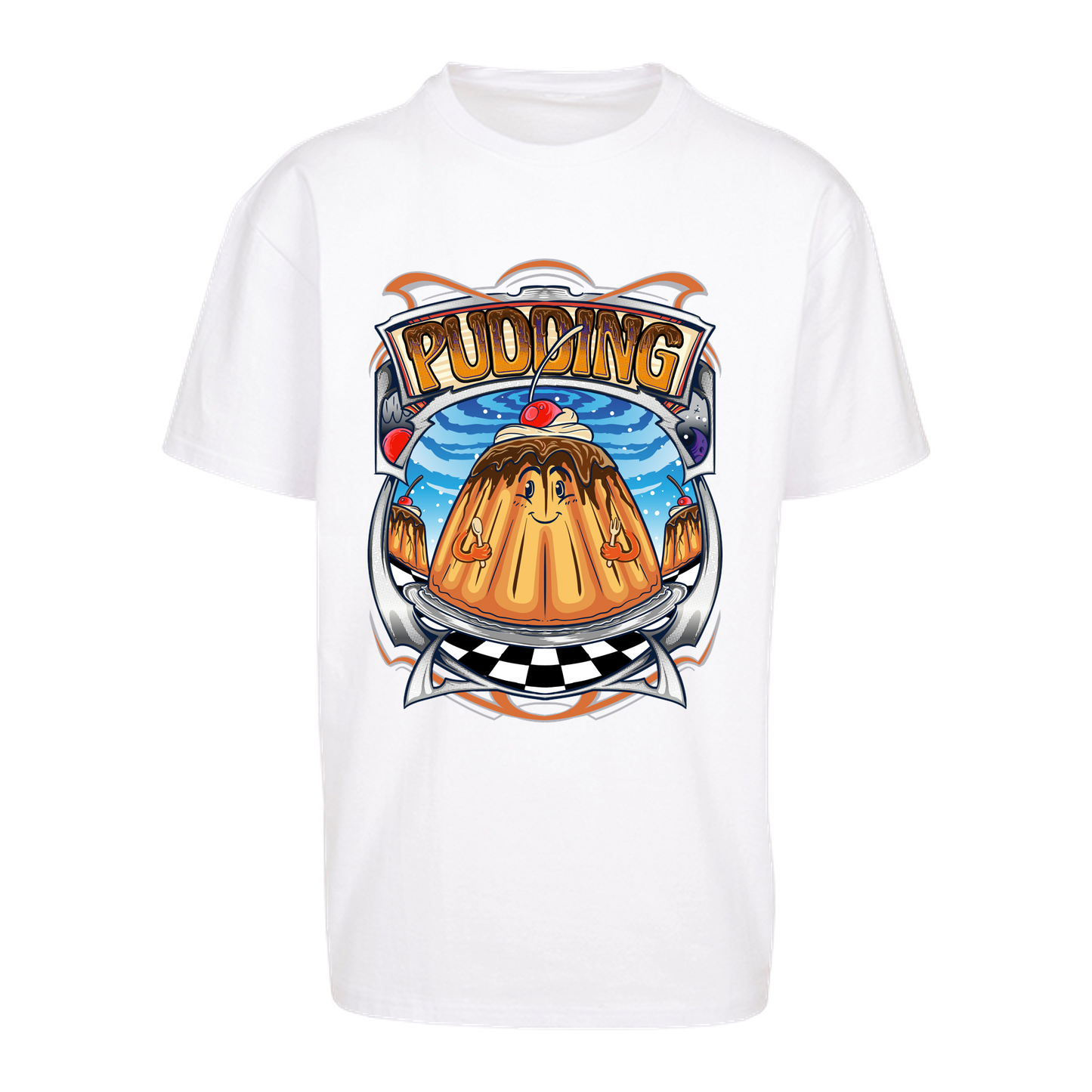 PUDDING MEGA PRINT OVERSIZE SHIRT