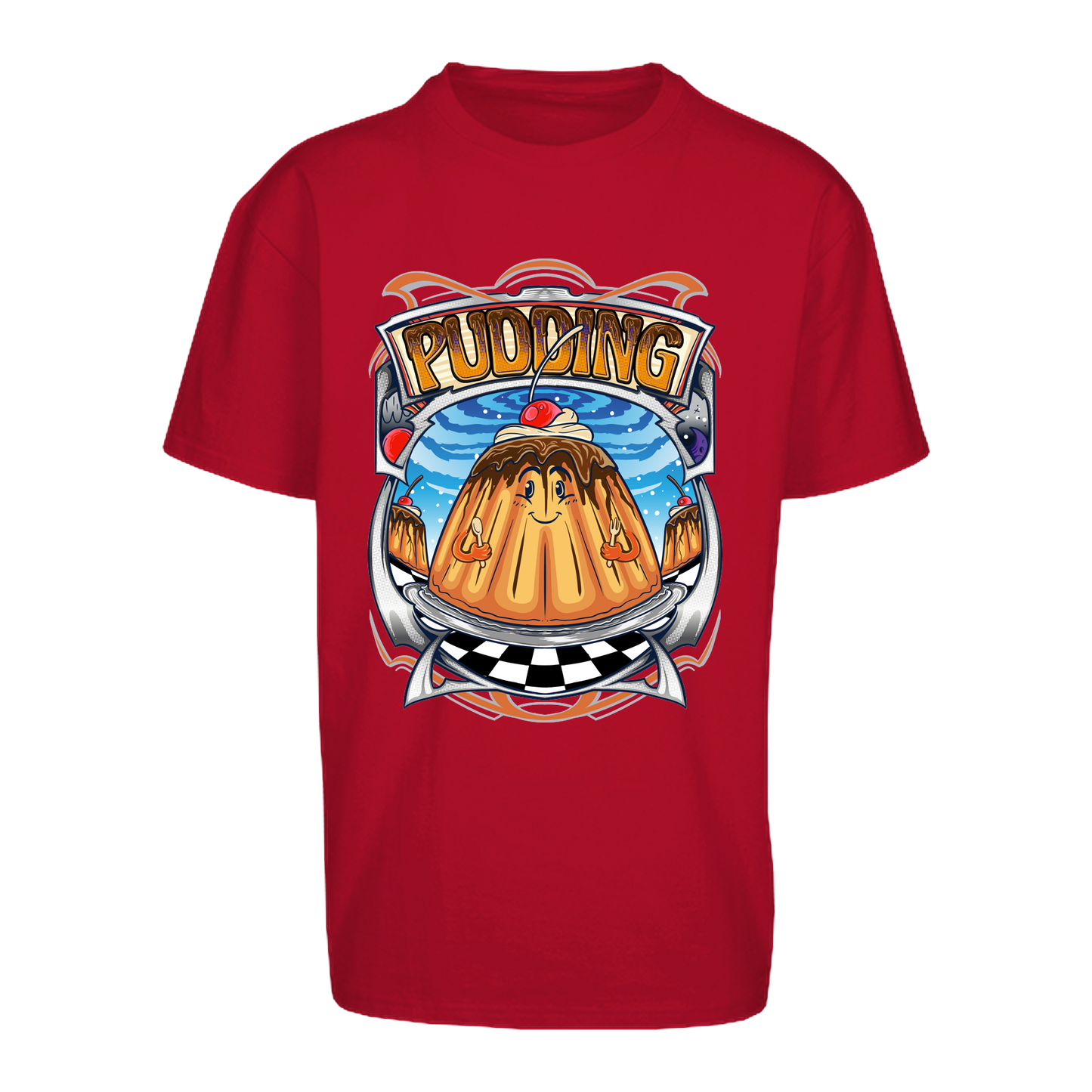 PUDDING MEGA PRINT OVERSIZE SHIRT