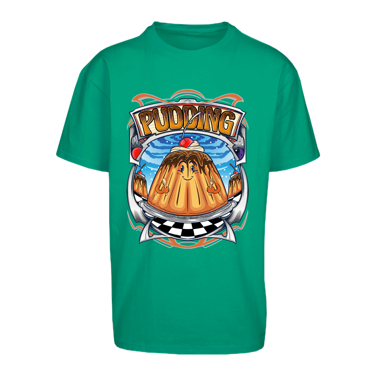 PUDDING MEGA PRINT OVERSIZE SHIRT